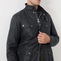 New BARBOUR INTERNATIONAL Tourer Duke Waxed Jacket
