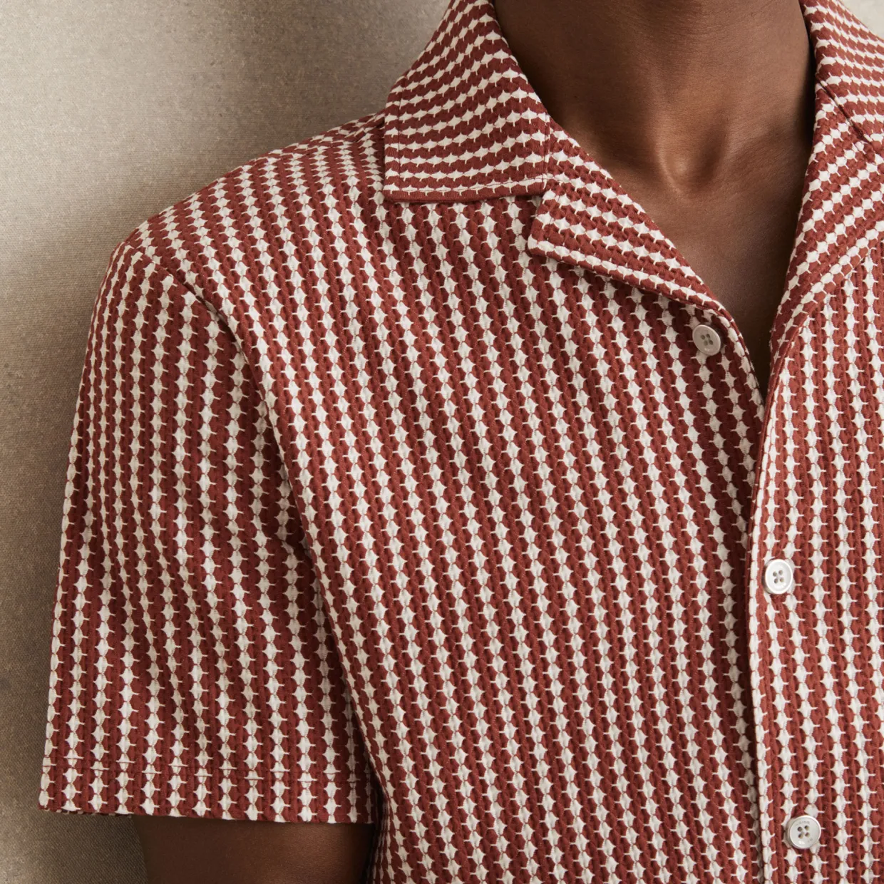 Tower Textured Stripe Casual Shirt