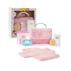 Sale FAO DOLLS Toy Doll Faux Fur Diaper Bag Set