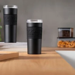 New BODUM Travel Mug Vacuum Travel Mug Black 0.35L