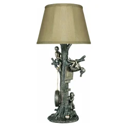 Sale GENESIS Tree House Bronze Table Lamp