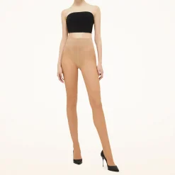 Clearance WOLFORD Tummy Control Top Tights Gobi