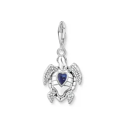 New THOMAS SABO Turtle Sterling Silver Charm Pendant