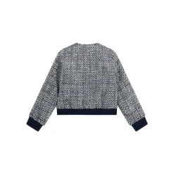 Outlet GUESS Tweed Bomber Jacket