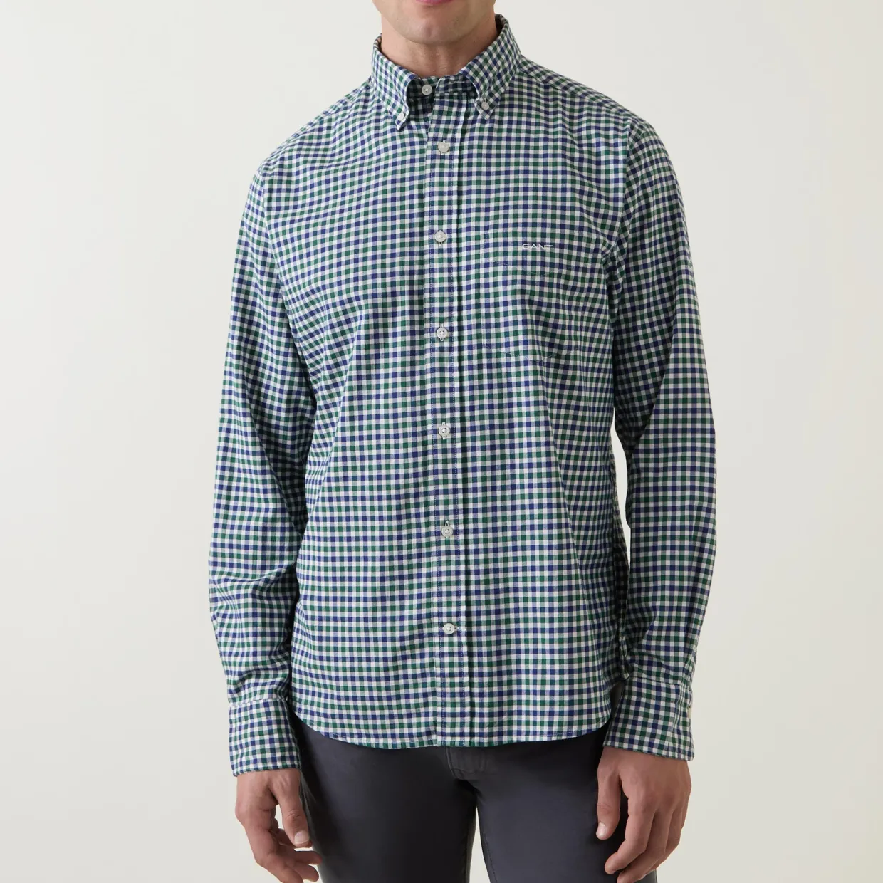 Twill Gingham Shirt
