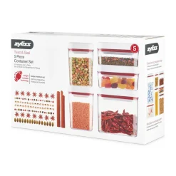 Twist & Seal 5 Piece Container Set