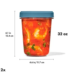 Twist & Stack Two-Piece Container Pack 32oz