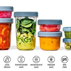 Outlet OXO Twist & Stack Two-Piece Container Pack 12oz