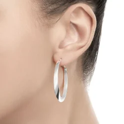 Twist Hoop Earrings
