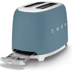 Online SMEG Two Slice Toaster Matte Storm Blue