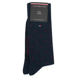 Discount TOMMY HILFIGER Two-Pack Logo Dot & Solid Socks