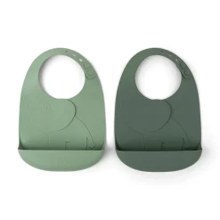 Two-Pack Peekaboo Elphee Bibs