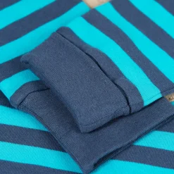 Two-Piece Lunar Striped Sloth Pyjama Set