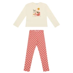 Online MAYORAL Two-Piece Plant T-Shirt & Printed Leggings Set