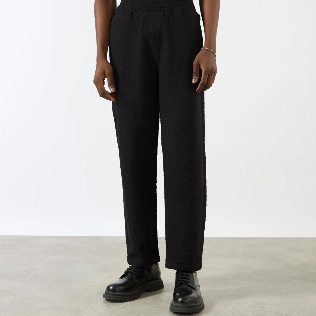 Tyne Textured Casual Trousers