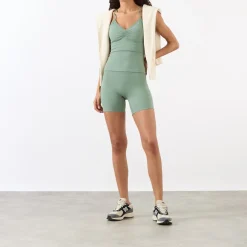 Ultimate Ruched Front Racer Tank Top