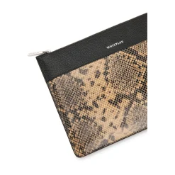 Una Snake Panel Pouch