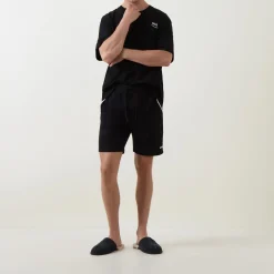 Unique Logo Tape Pyjama Shorts