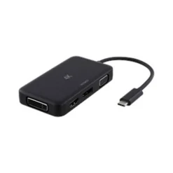 New DELTACO USB-C Display Adaptor HDMI DVi VGA USB