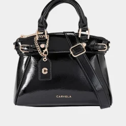 Best CARVELA Valentina Mini Patent Tote Bag