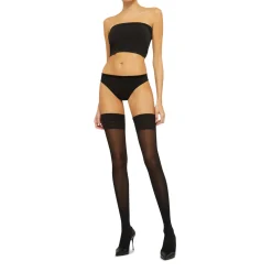 Velvet de Luxe Stay Ups Black