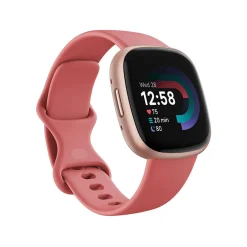 Best FITBIT Versa 4 Pink Sand-Copper Rose Smart Watch