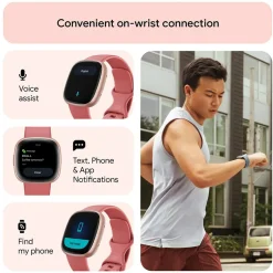 Versa 4 Pink Sand-Copper Rose Smart Watch
