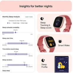 Versa 4 Pink Sand-Copper Rose Smart Watch