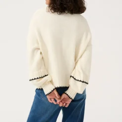 Villi Contrast Trim Sweater