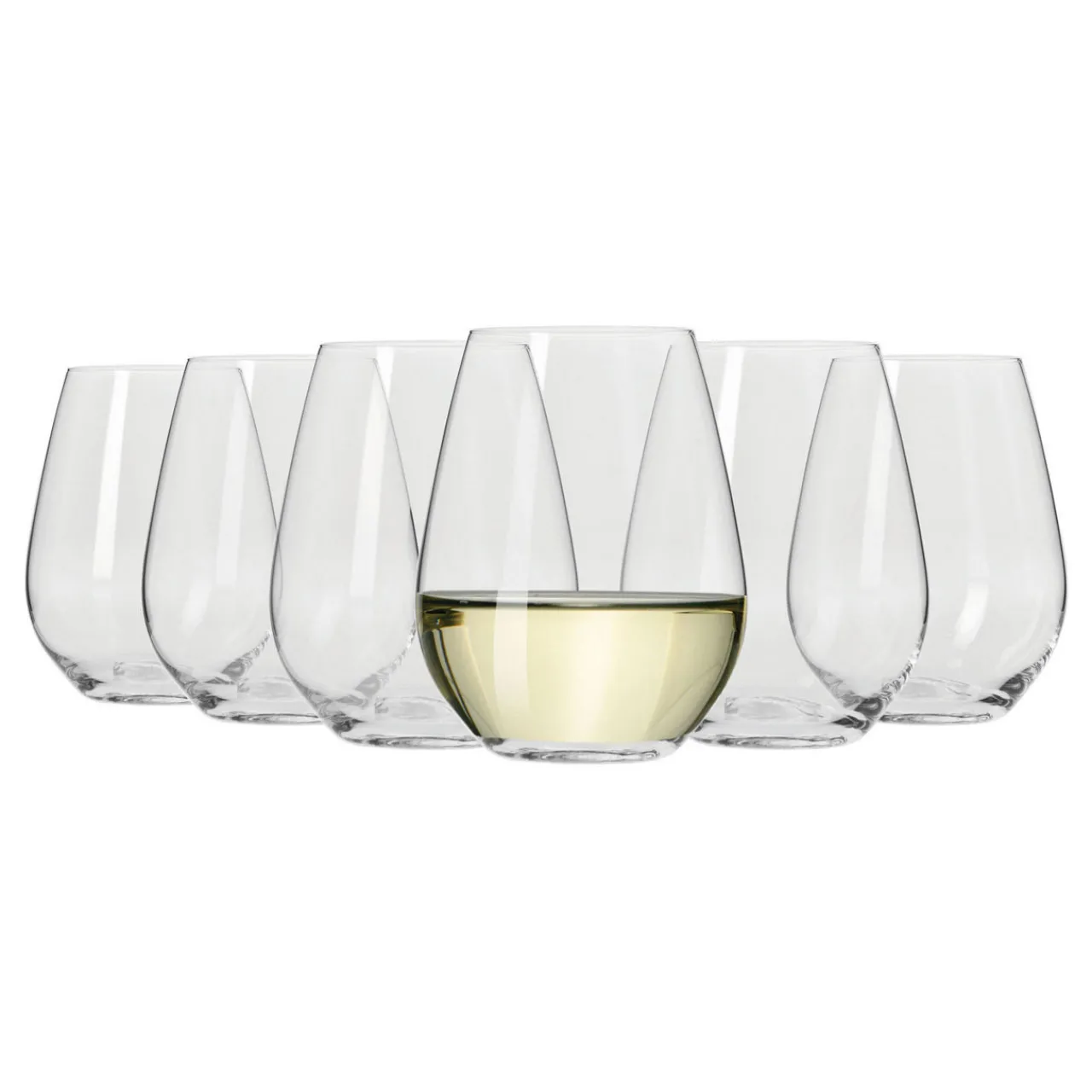 Clearance MAXWELL & WILLIAMS Vino Stemless White Wine Glasses Set of 6