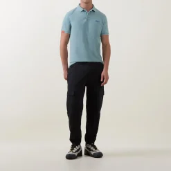 Vintage Destroyed Logo Polo Shirt