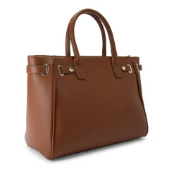 Violet Belted Tote Bag