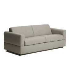 Visconti Leather Sofa Bed Dark Grey