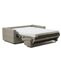 Visconti Leather Sofa Bed Dark Grey