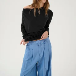 Clearance MY ESSENTIAL WARDROBE Vista Asymmetric Cowl Top