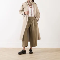 Clearance WEEKEND MAX MARA Vista Cropped Barrel Leg Trousers