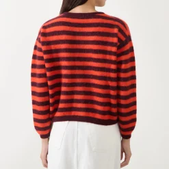 Vitow Striped Cardigan