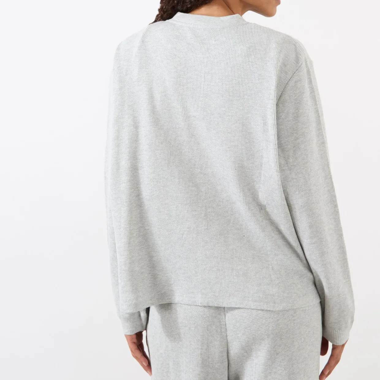 Waffle Long-Sleeved Top