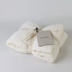 New KARLA BREE Waffle Pillowsham Silver