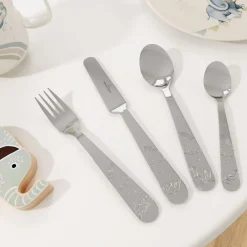 Walk Like An Elephant 4-Piece Cutlery Set