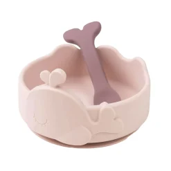 Online DONE BY DEER Wally Silicone Bowl & Baby Spoon Set