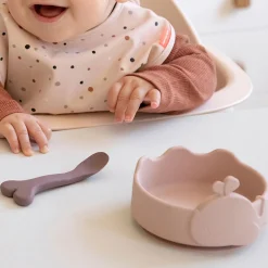 Online DONE BY DEER Wally Silicone Bowl & Baby Spoon Set