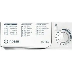 Washer Dryer 8-6kg 1400 Spin White