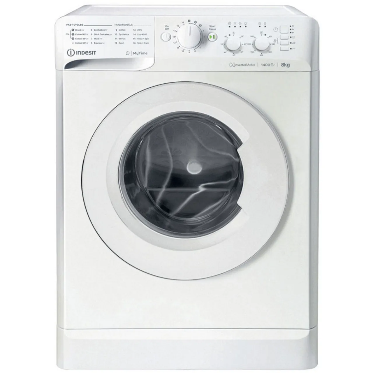Discount INDESIT Washer 8kg 1400 RPM White