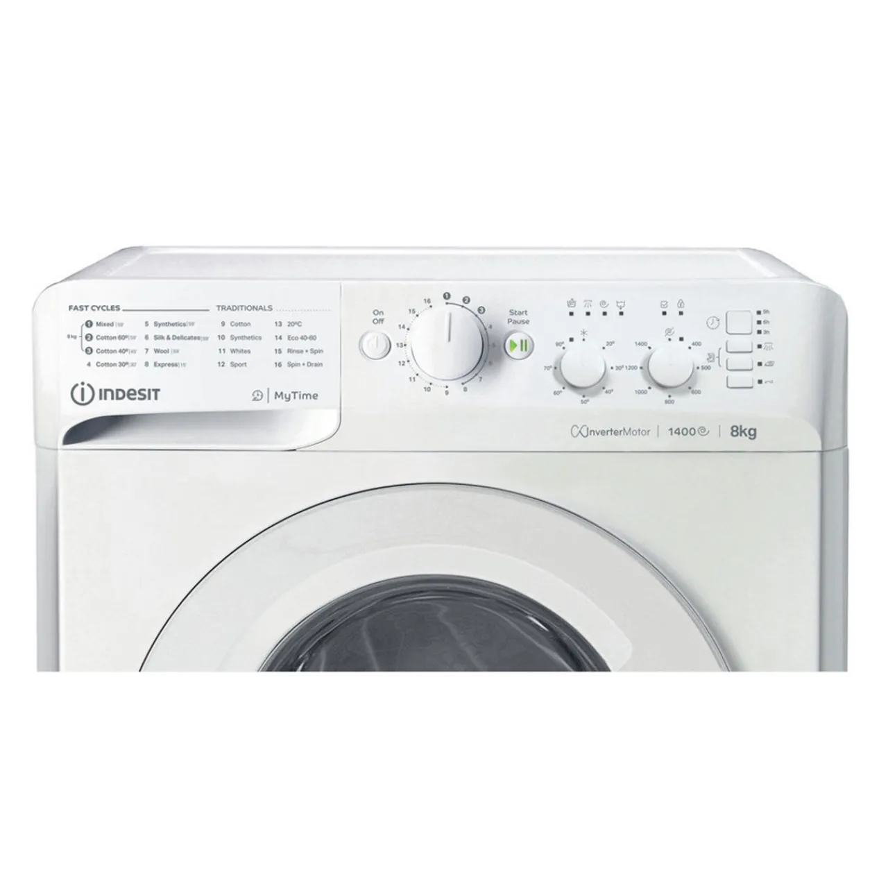 Discount INDESIT Washer 8kg 1400 RPM White