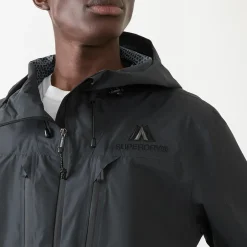 Fashion SUPERDRY Waterproof Logo Windbreaker