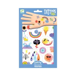 Weather Emoji Temporary Tattoos