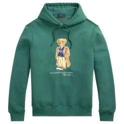 Hot POLO RALPH LAUREN West Village Bear Logo Drawstring Hoodie