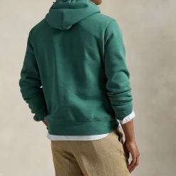 Hot POLO RALPH LAUREN West Village Bear Logo Drawstring Hoodie