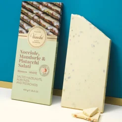 Fashion VENCHI White Chocolate With Salted Nuts Maxi Bar 800g